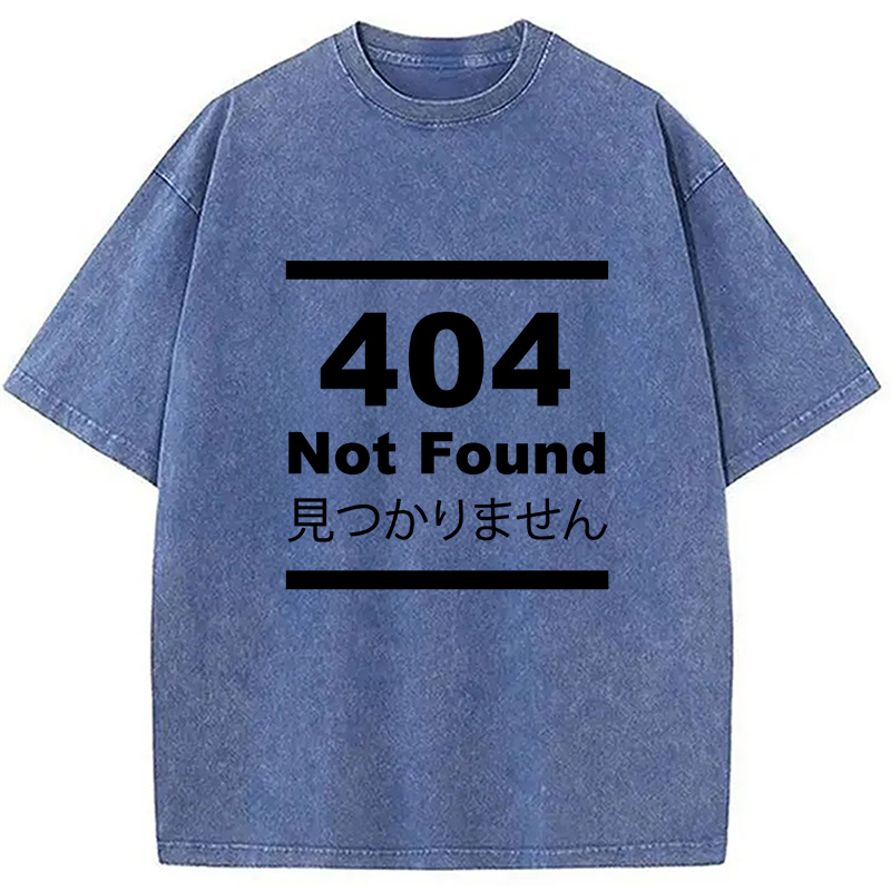 Modecanvas 404 Not Found Japanese Washed T-Shirt