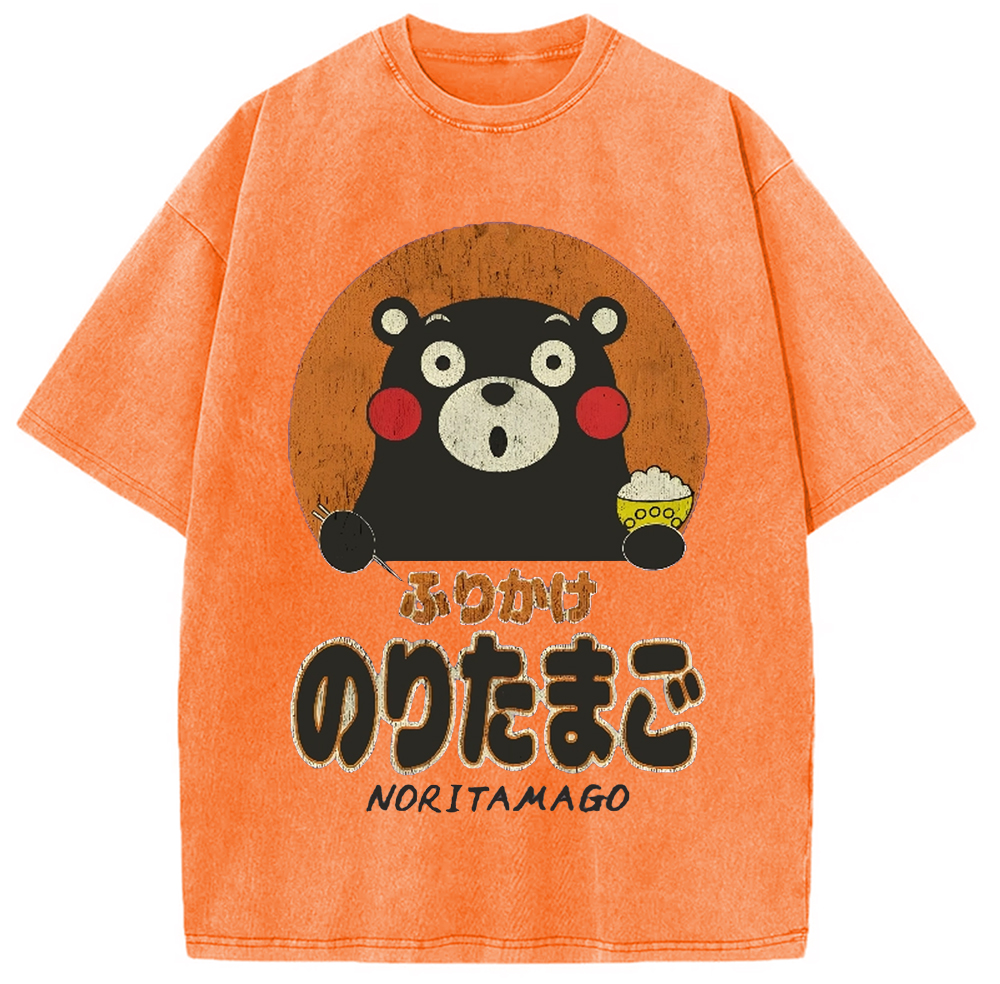 Modecanvas Kumamon Vintage Washed T-Shirt