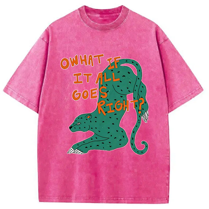 Modecanvas What If DTG Printing Washed T-Shirt