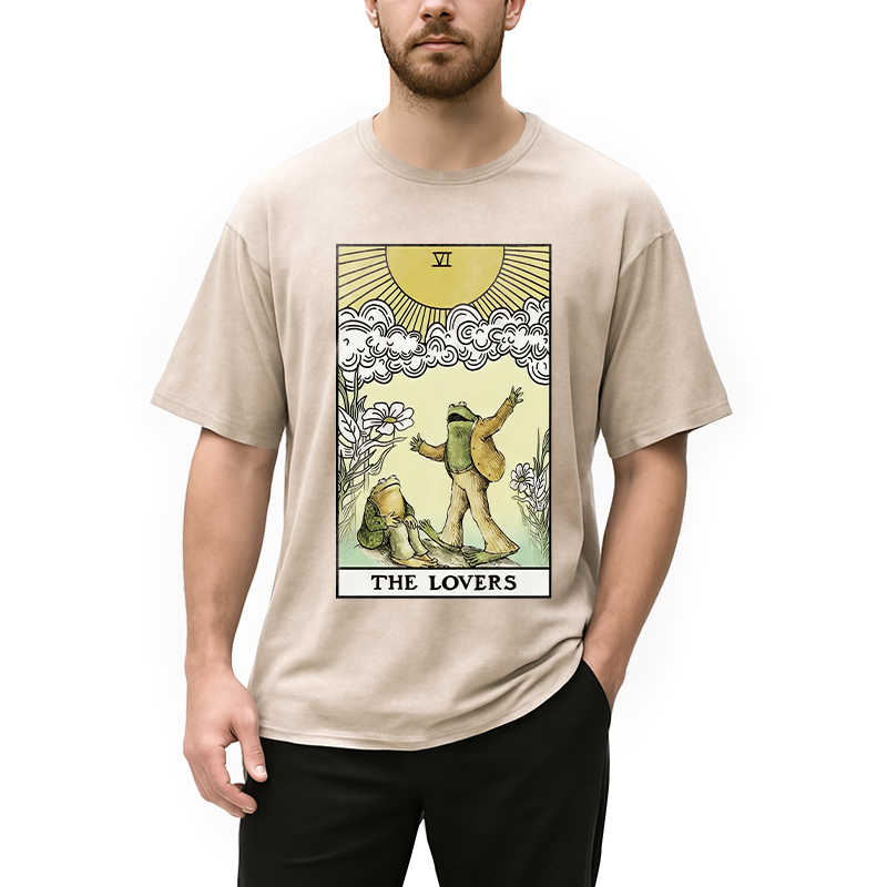 Modecanvas The Lovers Washed T-Shirt