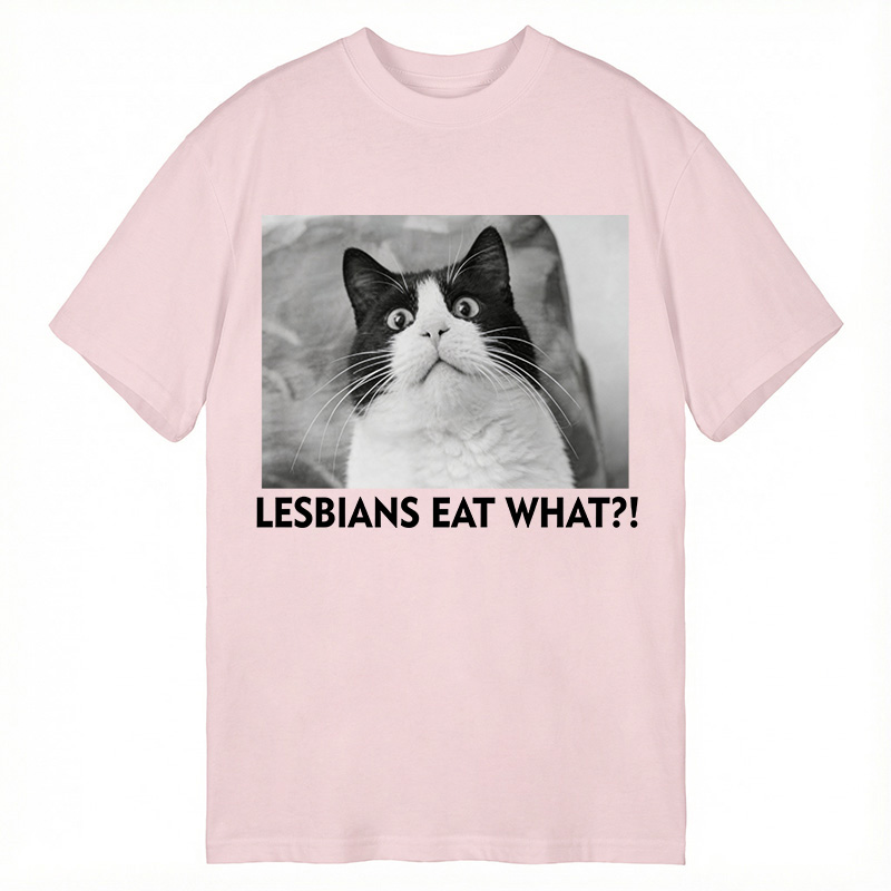 Modecanvas LESBIANS EAT WHAT!? DTG Printing Classic T-Shirt-modecanvas