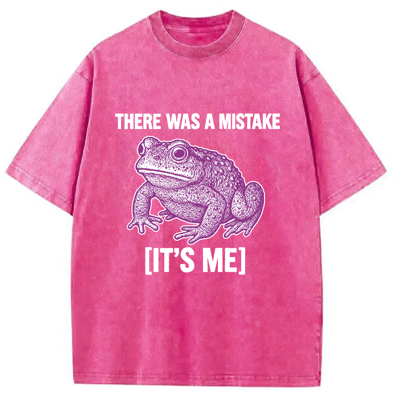 Modecanvas Mistake Frog Washed T-Shirt