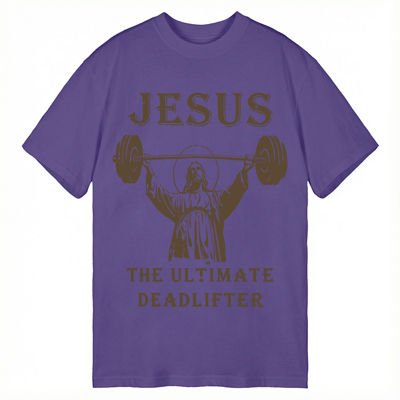 Modecanvas Jesus DTG Printing Classic T-Shirt-modecanvas