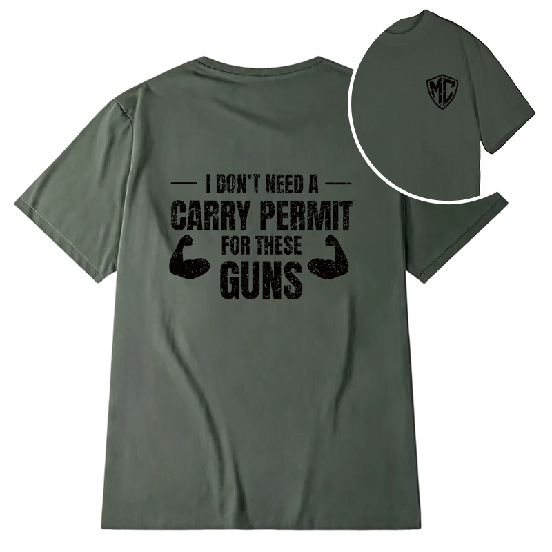 Modecanvas I Don't Need DTG Printing Back Classic T-Shirt