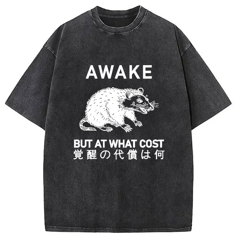 Modecanvas Desperate Possum Washed T-Shirt