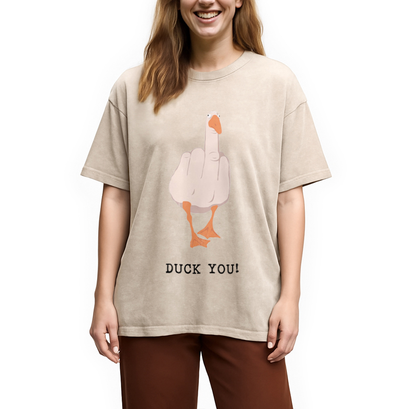 Modecanvas Duck You Washed T-Shirt
