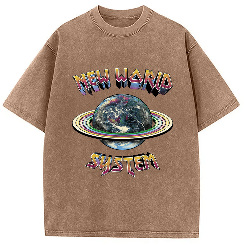 Modecanvas New World System DTG Printing Washed T-Shirt