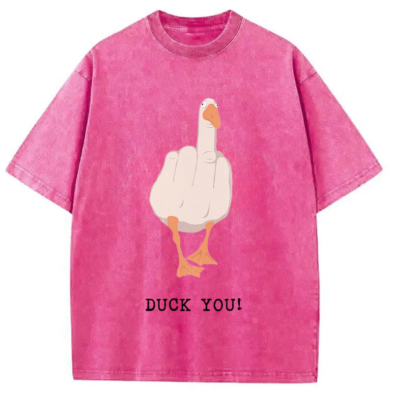 Modecanvas Duck You Washed T-Shirt
