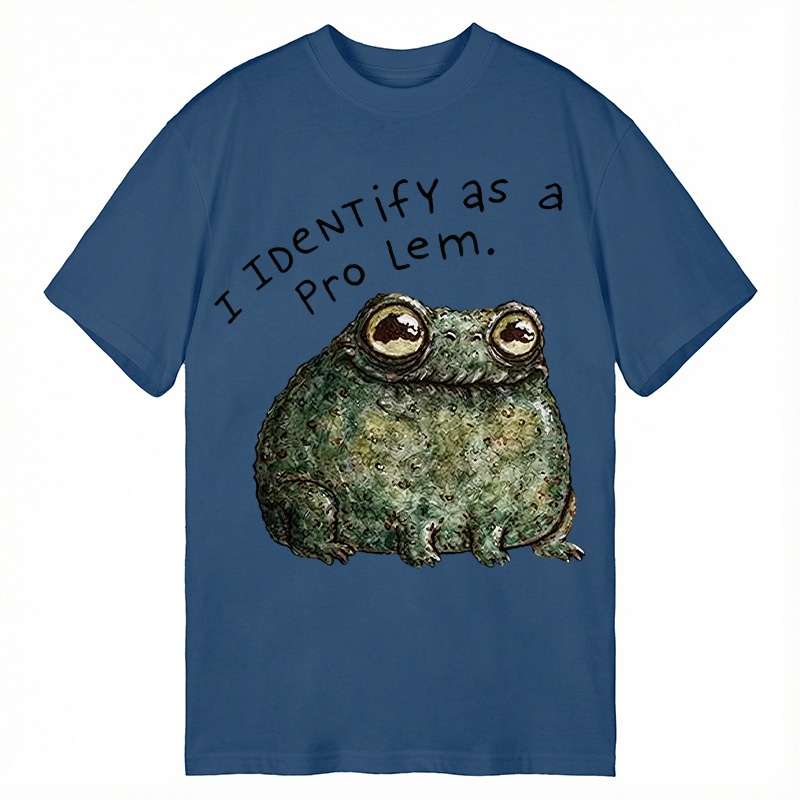 Modecanvas Sarcastic Frog Self Deprecating DTG Printing Classic T-Shirt-modecanvas