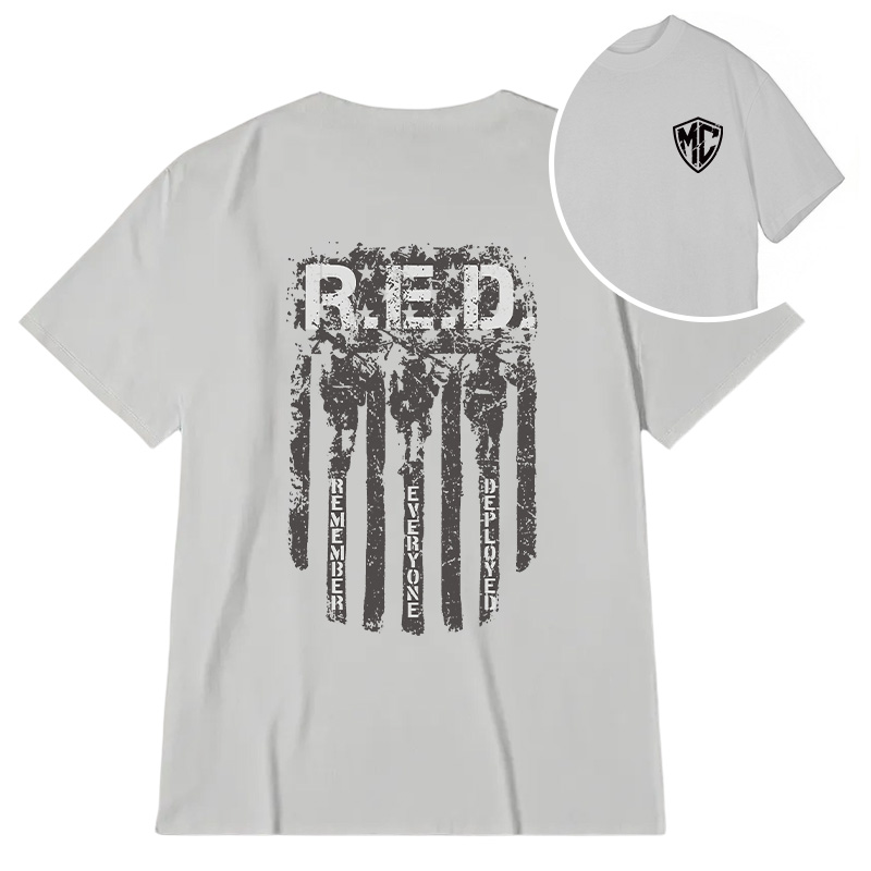 Modecanvas Remember Everyone DTG Printing Back Classic T-Shirt