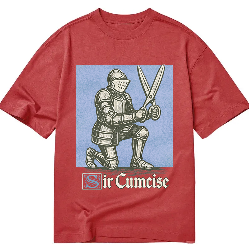 Modecanvas Funny Knight Meme DTG Printing Classic T-Shirt-modecanvas