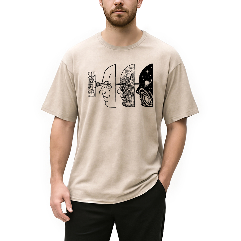 Modecanvas Reality Is Manipulated By Thought Washed T-Shirt