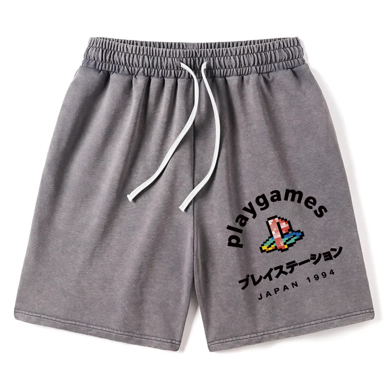 Modecanvas Play Games Japan Washed Short