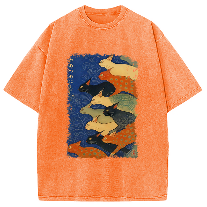Modecanvas Claw-some Ninja Washed T-Shirt