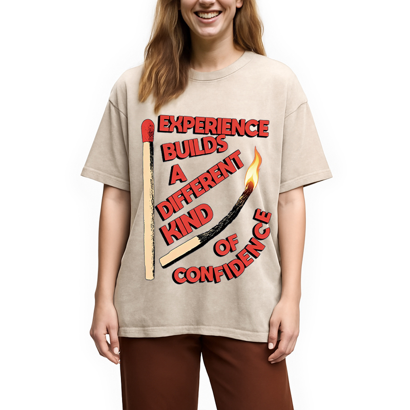 Modecanvas Experience Builds A Different Kind Of Confidence DTG Printing Washed T-Shirt