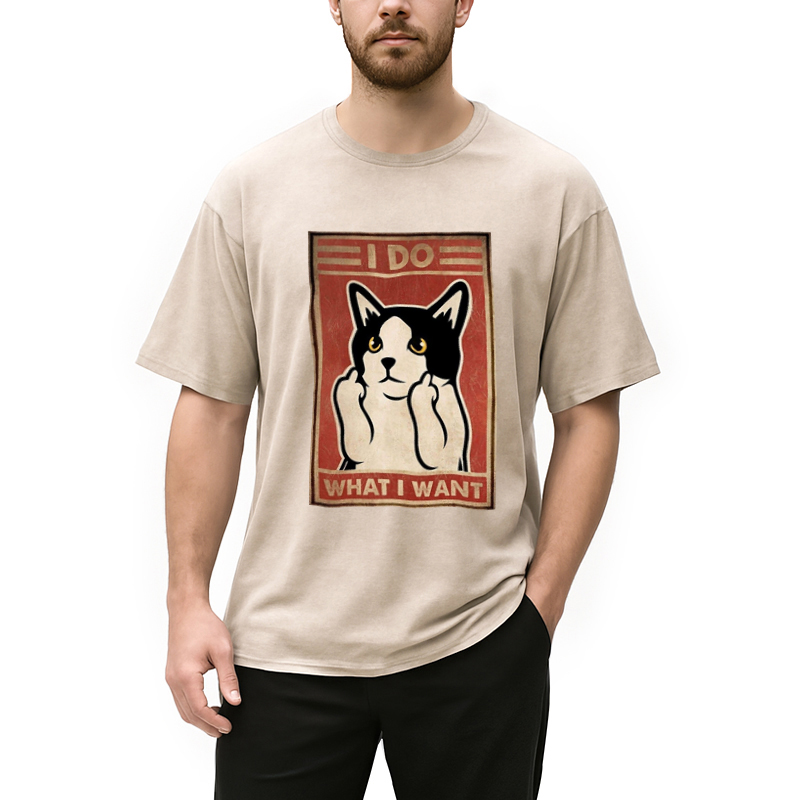 Modecanvas What I What Washed T-Shirt