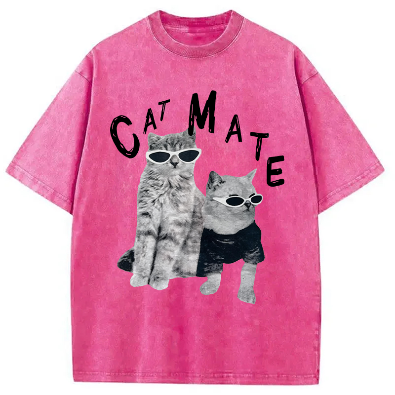 Modecanvas Catmate DTG Printing Washed T-Shirt