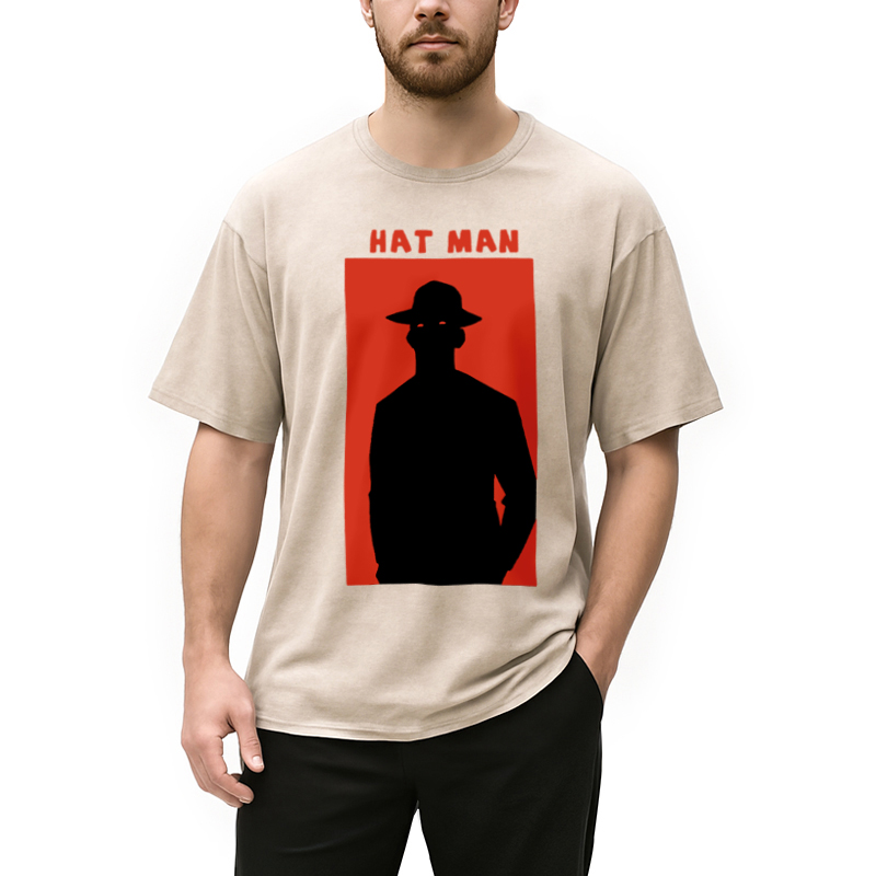 Modecanvas Hat Man Washed T-Shirt