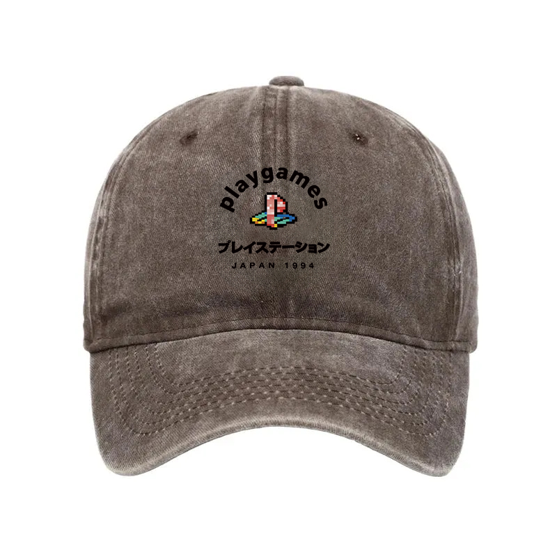 Modecanvas Play Games Japan Washed Cap-modecanvas
