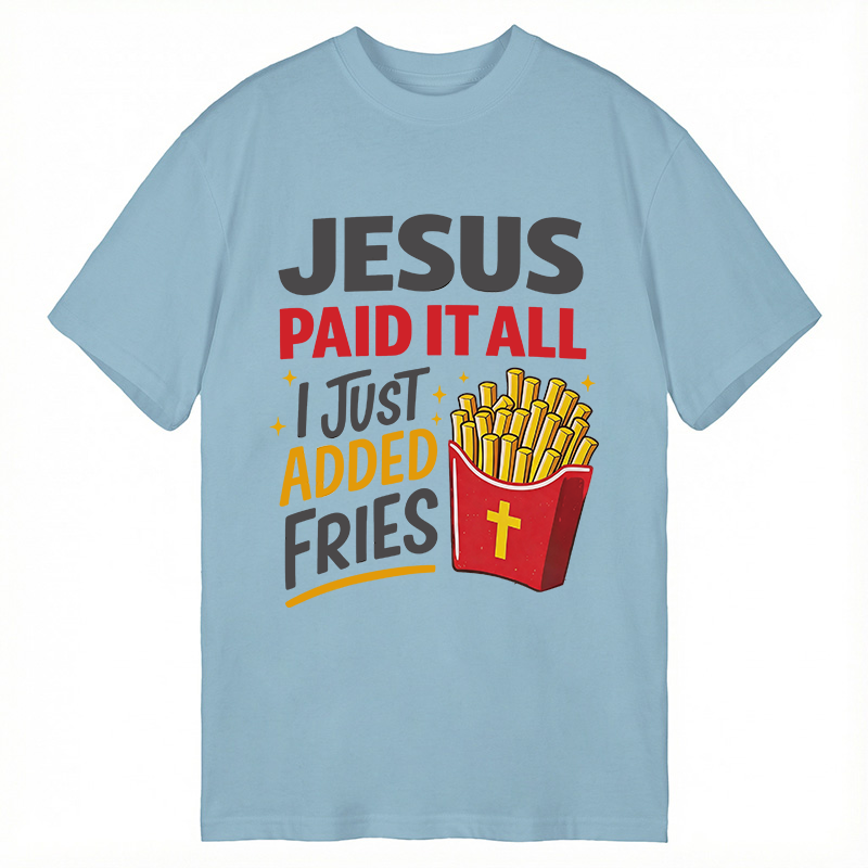Modecanvas Jesus Paid It All DTG Printing Classic T-Shirt-modecanvas