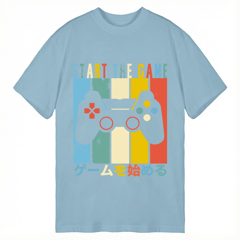 Modecanvas START THE GAME DTG Printing Classic T-Shirt-modecanvas