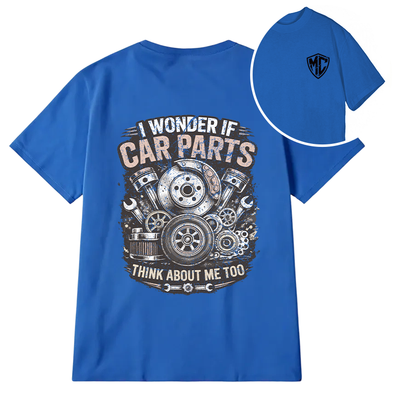 Modecanvas Vintage Car Parts DTG Printing Back Classic T-Shirt