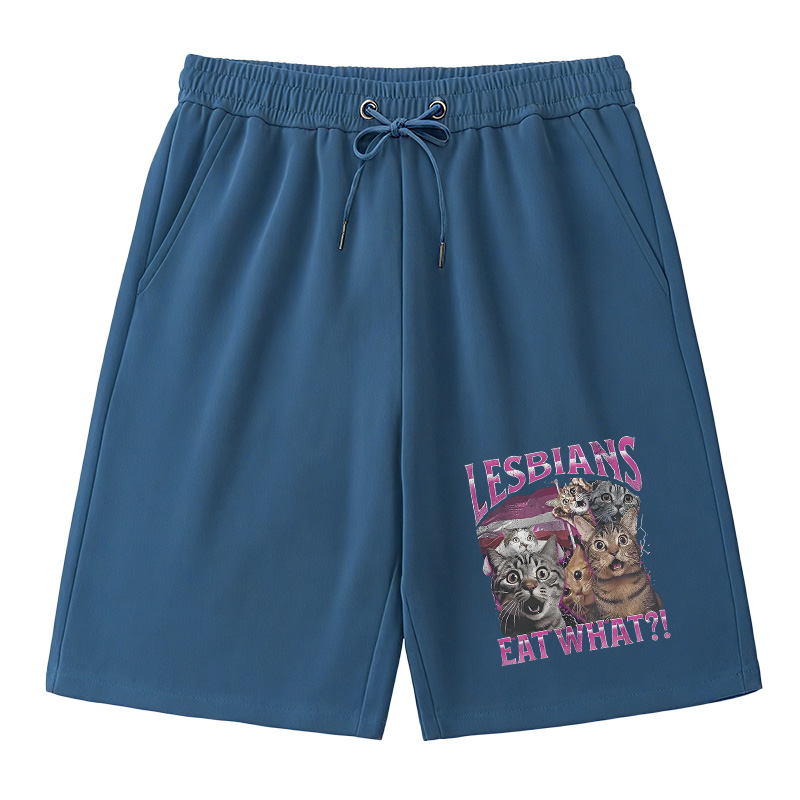 Modecanvas Lesbians Eat What?! Funny Classic Short