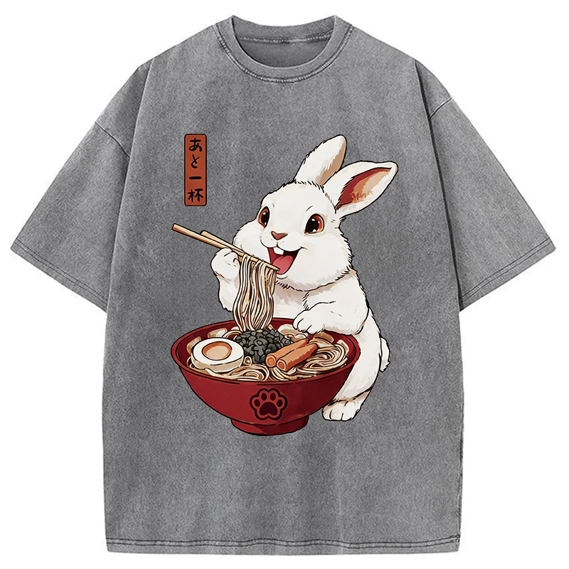 Modecanvas One More Bowl DTG Printing Washed T-Shirt