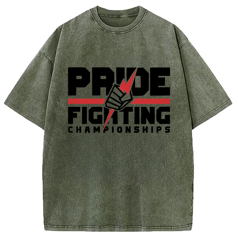Modecanvas Fighting Competition Washed T-Shirt