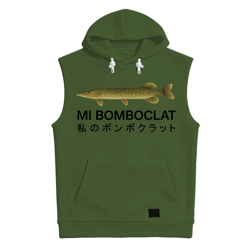 Modecanvas Mi Bomboclat Fish Meme Hooded Tank