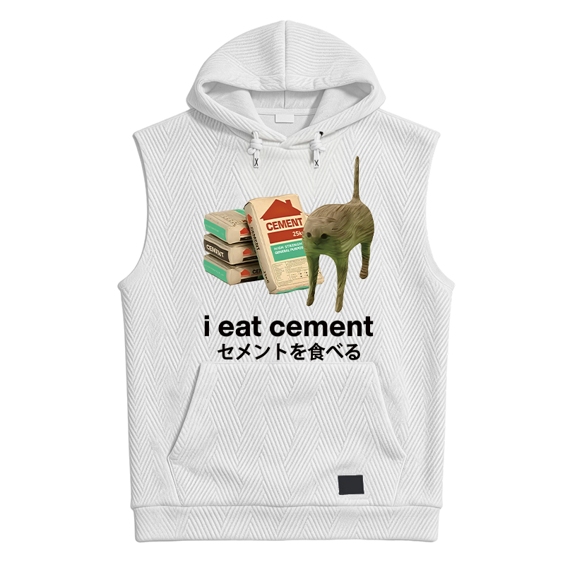 Modecanvas I Eat Cement Hooded Tank