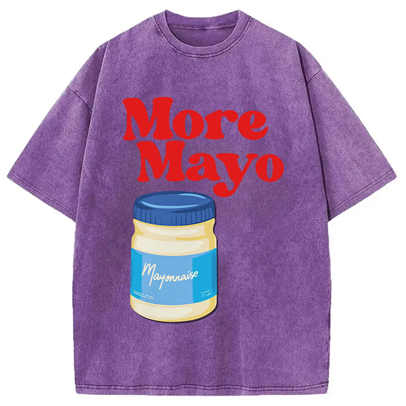 Modecanvas More Mayo Washed T-Shirt