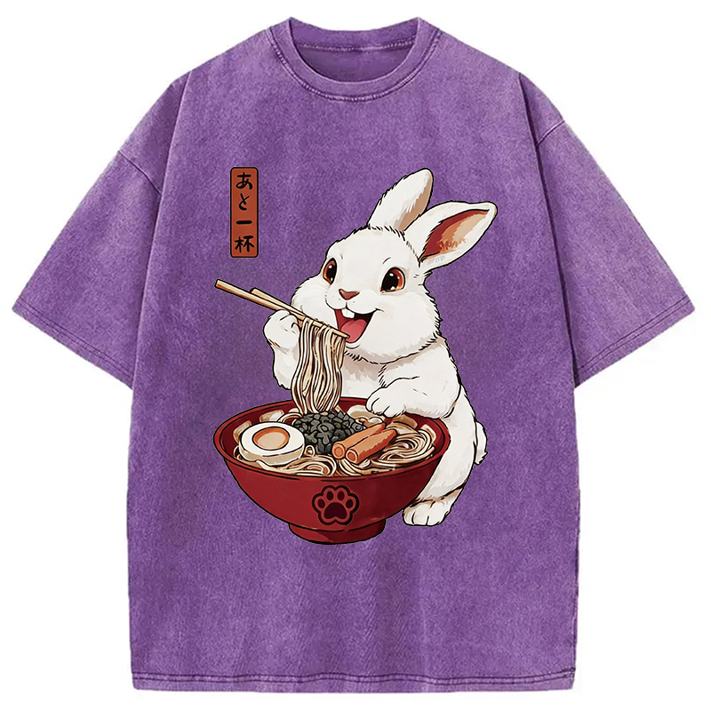Modecanvas One More Bowl DTG Printing Washed T-Shirt