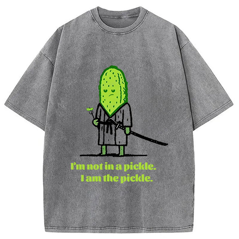 Modecanvas Cucumber Samurai Washed T-Shirt