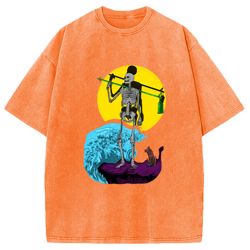 Modecanvas The Fool Tarot Washed T-Shirt