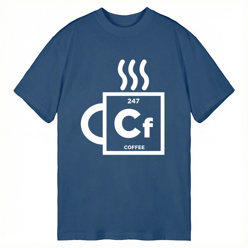 Modecanvas Coffee Element DTG Printing Classic T-Shirt-modecanvas