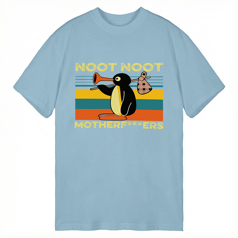Modecanvas Pingu Noot Noot DTG Printing Classic T-Shirt-modecanvas