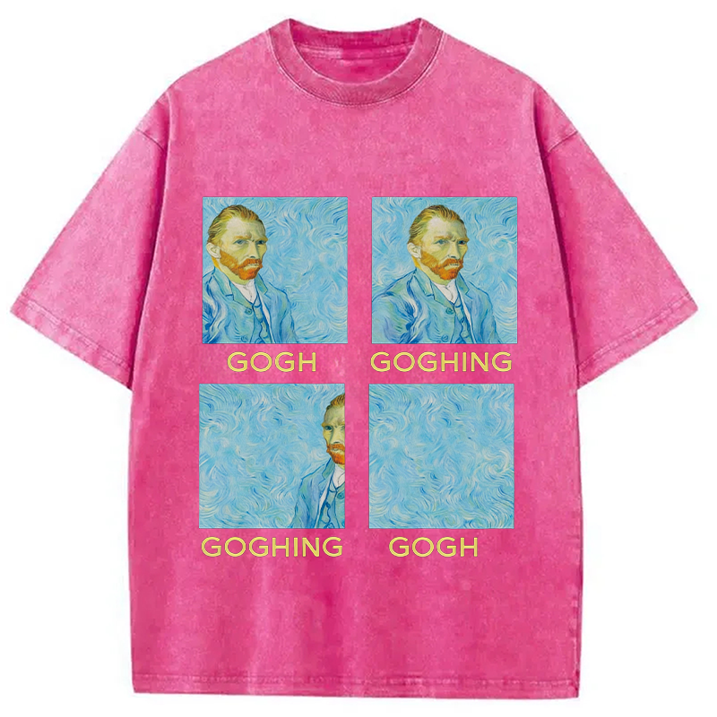 Modecanvas Goghing Goghing Gone Washed T-Shirt