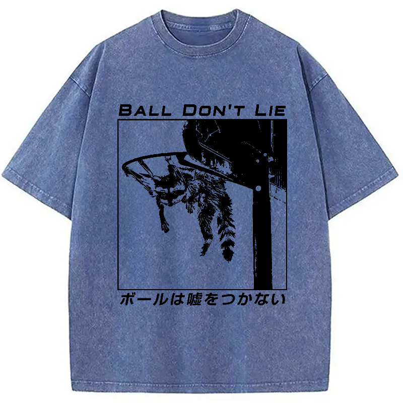 Modecanvas The Ball Doesn't Lie Washed T-Shirt