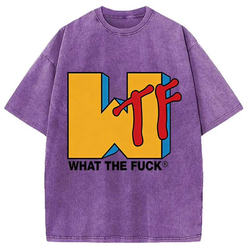 Modecanvas WTF DTG Printing Washed T-Shirt