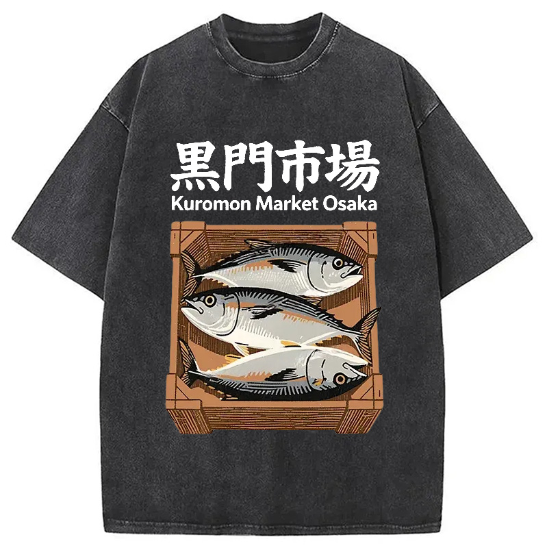 Modecanvas Kuromon Market Washed T-Shirt
