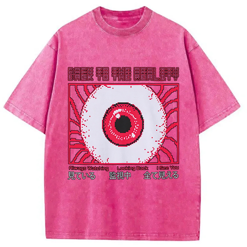 Modecanvas Under Surveillance DTG Printing Washed T-Shirt