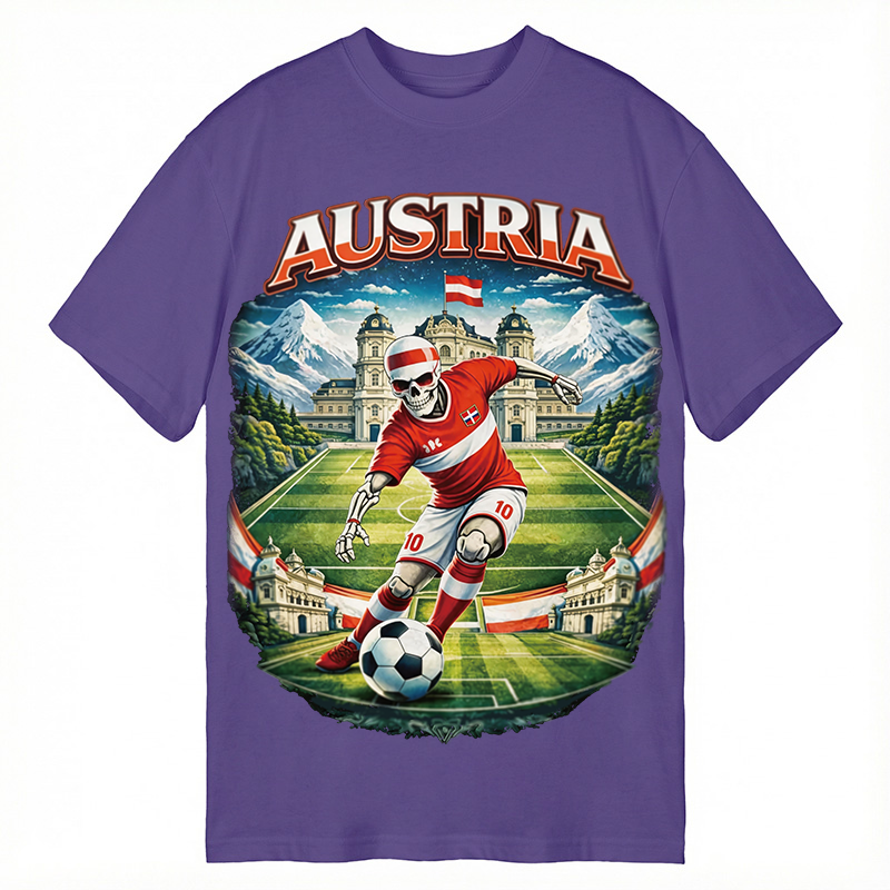 Modecanvas Austria Soccer DTG Printing Classic T-Shirt-modecanvas