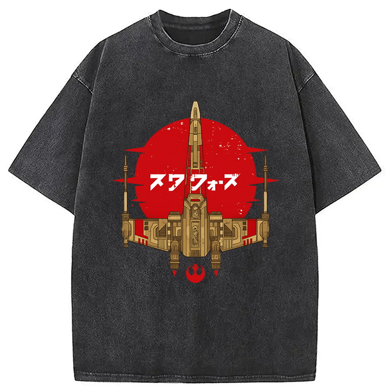 Modecanvas Ancient Starfighter Vintage Washed T-Shirt