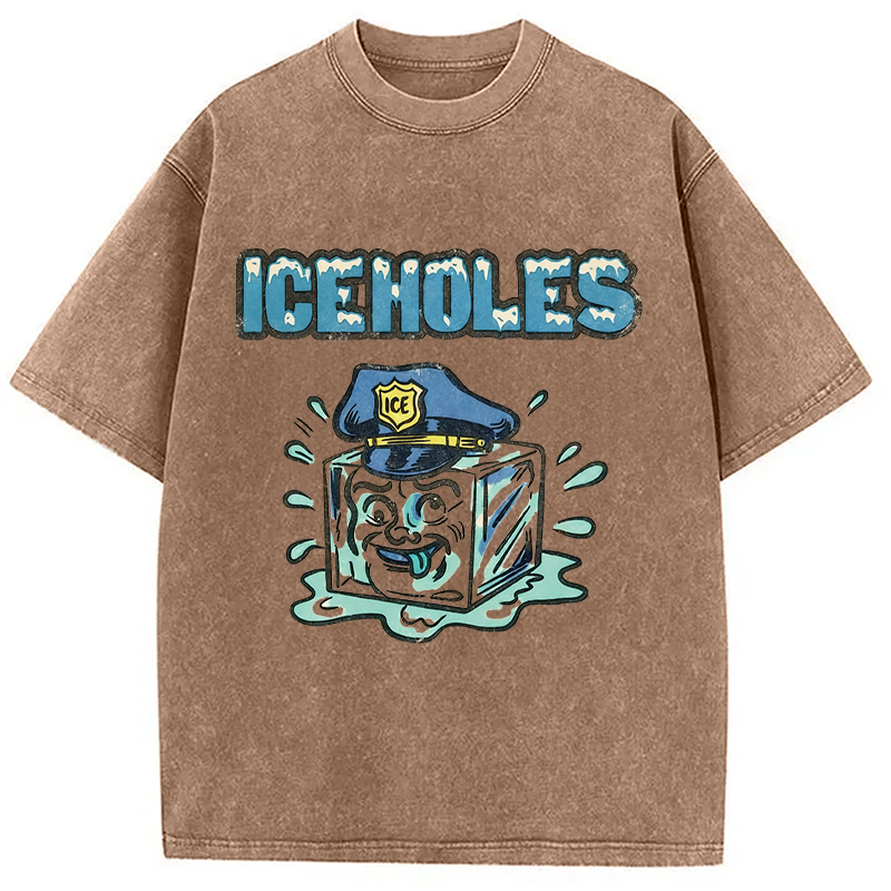Modecanvas ICEHOLES DTG Printing Washed T-Shirt