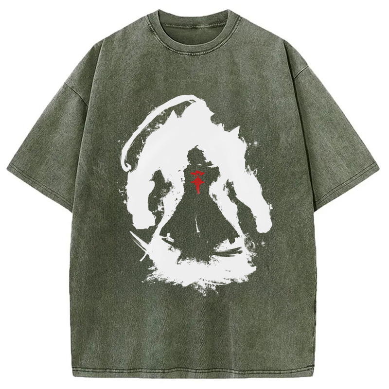 Modecanvas Elric Brothers - FMA Washed T-Shirt