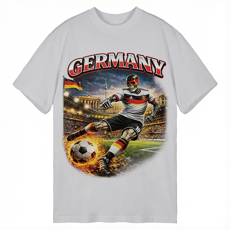 Modecanvas Germany Soccer Vintage DTG Printing Classic T-Shirt-modecanvas