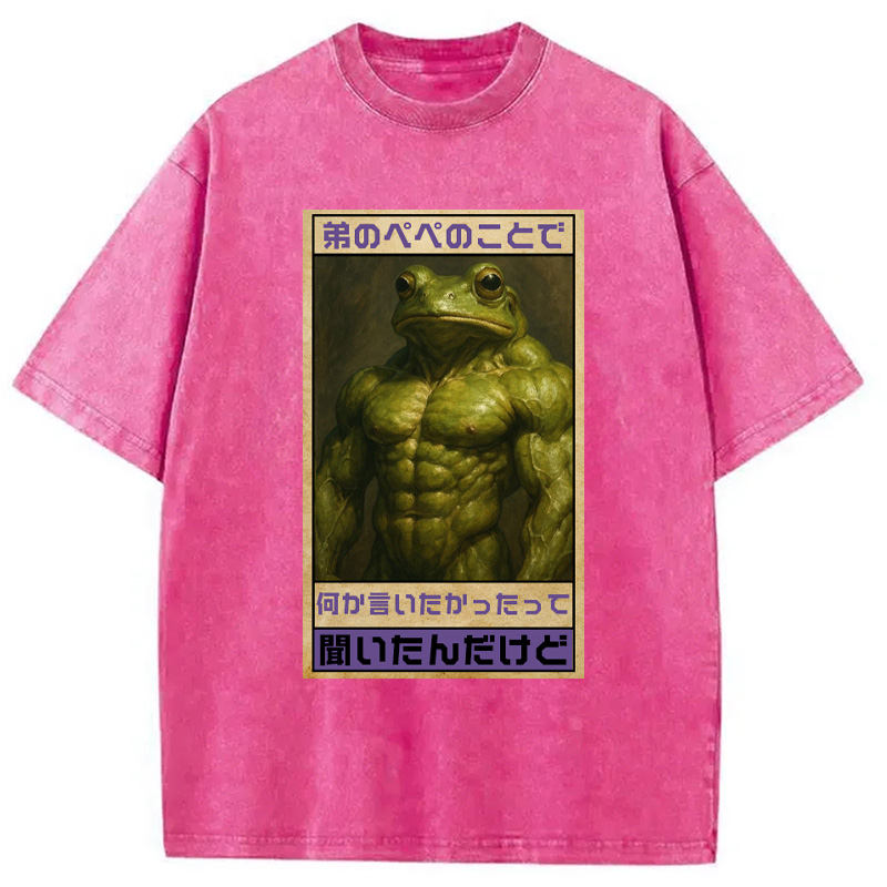 Modecanvas I Heard You Had Something To Say Washed T-Shirt