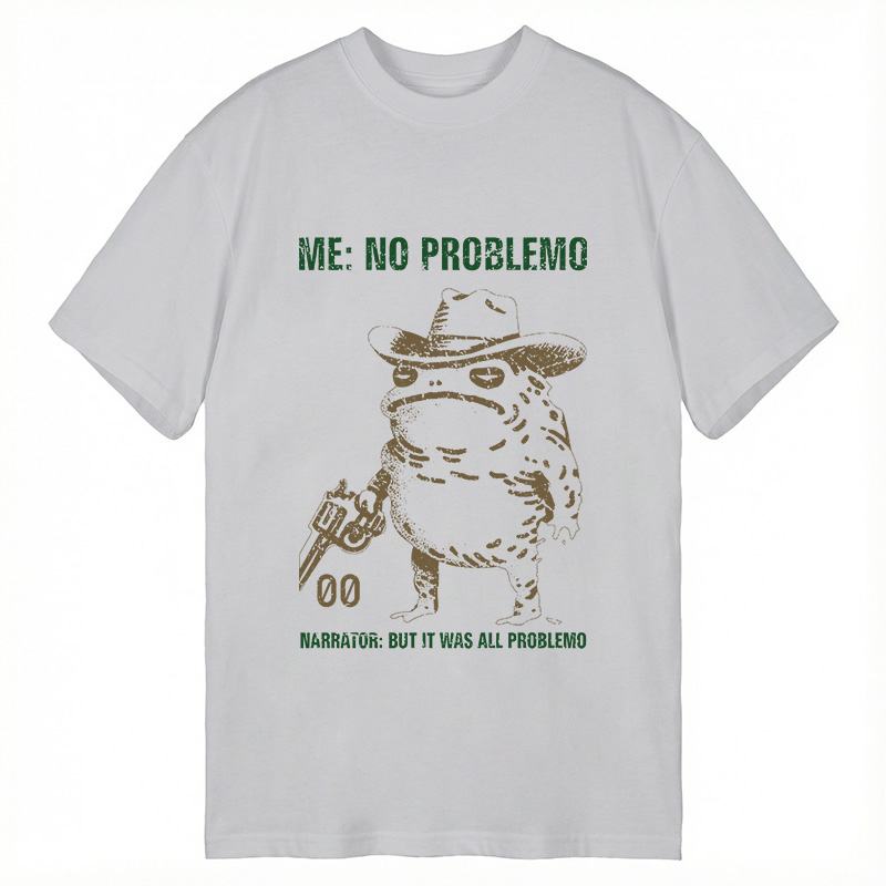 Modecanvas No Problemo Frog DTG Printing Classic T-Shirt