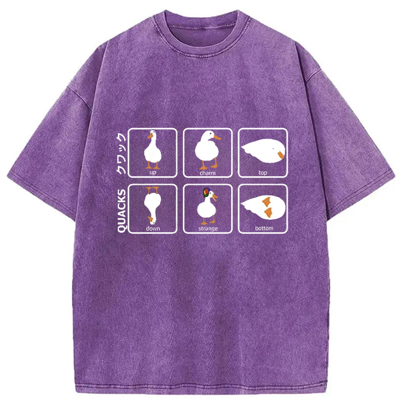 Modecanvas 3D Illustration Of A Duck Washed T-Shirt
